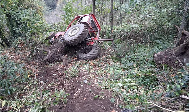 Samsun Salıpazarı'nda Traktör Devrildi: Sürücü Yaralandı