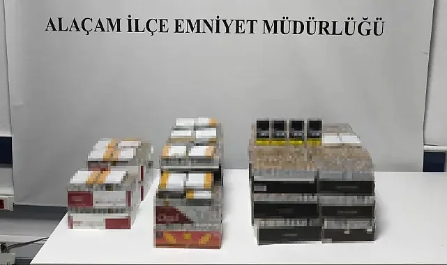 Samsun'da Kaçak Makaron Operasyonu: 14 Bin 220 Adet Ürün Ele Geçirildi