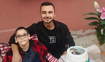 Samsun'da Evde Eğitim Gören Asrın’dan Öğretmenine 24 Kasım Sürprizi