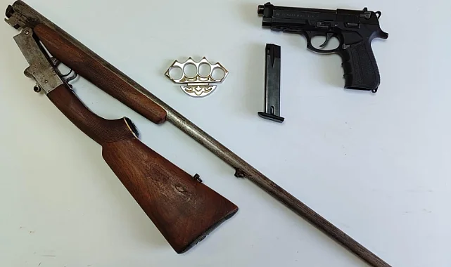Bafra'da Silahla Havaya Ateş Açıp Paylaşım Yapan Zanlı Yakalandı