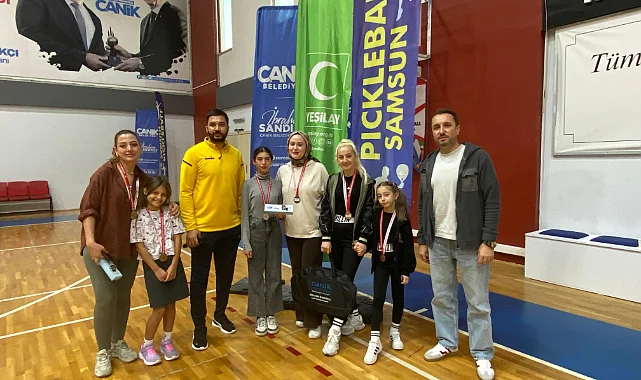 Samsun'da Aileler Arası Pickleball Şampiyonası Düzenlendi