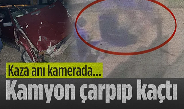 Samsun’da Dehşet Anları: Kamyon Çarpıp Kaçtı, Genç Sürücü Yaralandı