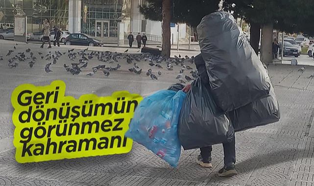 Samsun'da Geri Dönüşümün Görünmez Kahramanı: Yaşlı Adamın Hayat Mücadelesi Objektiflere Yansıdı