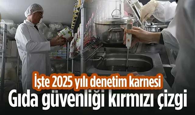 Samsun'da Gıda Güvenliği Kırmızı Çizgi: İşte 2025 Yılı Denetim Karnesi