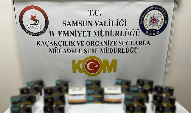 Samsun'da Kaçakçılık Operasyonu: 10 Bin Doldurulmuş Makaron Ele Geçirildi