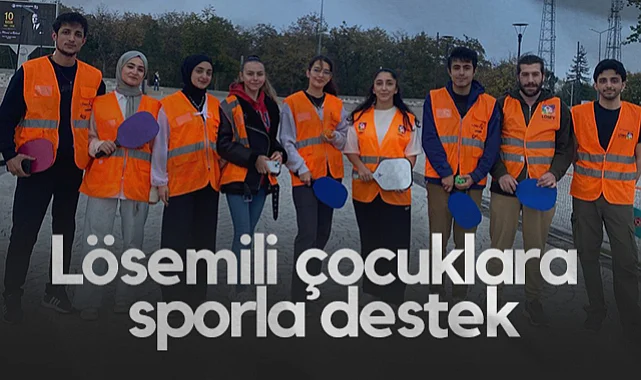 Samsun'da Lösemili Çocuklara Sporla Destek
