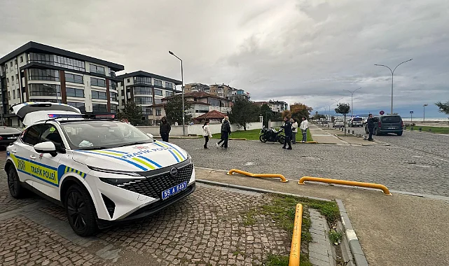 Samsun'da Motosiklet Otomobille Çarpıştı: 1 Yaralı