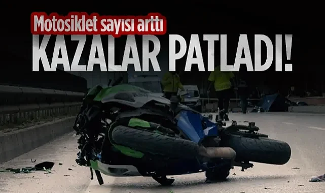 Samsun'da Motosiklet Sayısı Yüzde 134 Arttı, Kazalar Patladı