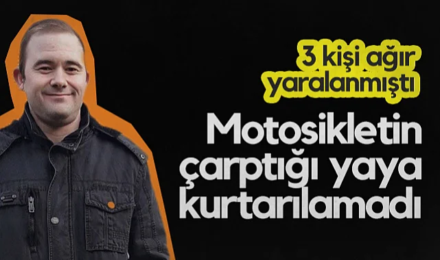Samsun'da Motosikletin Çarptığı Yaya Hayatını Kaybetti