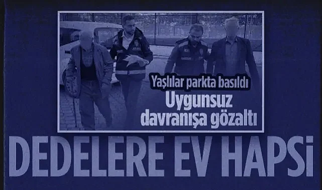 Samsun'da Parkta Basılan Yaşlı Şahıslara Ev Hapsi!
