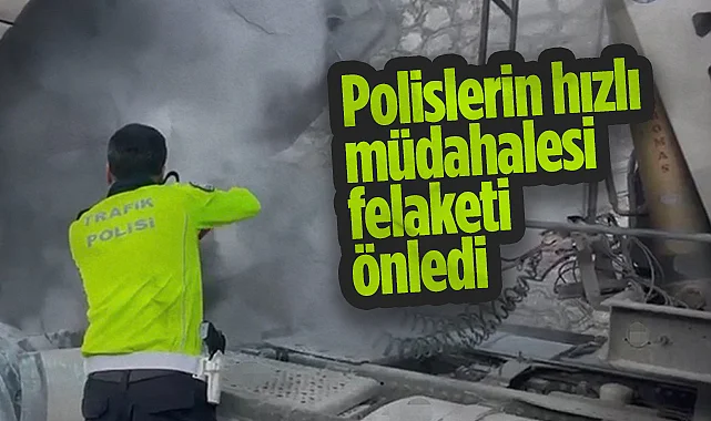 Samsun'da Polislerin Hızlı Müdahalesi Felaketi Önledi