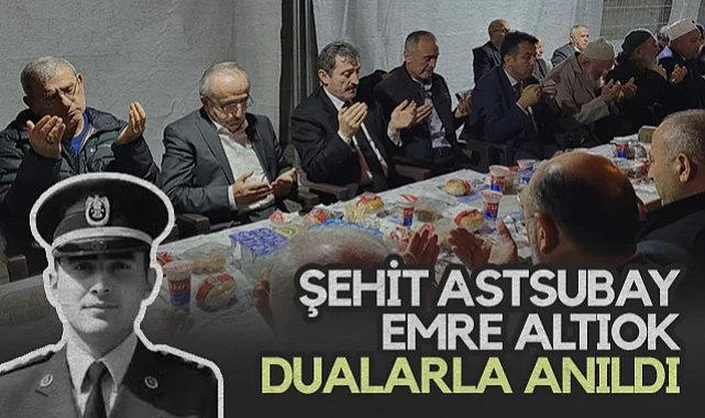 Samsun'da Şehit Astsubay Emre Altıok Dualarla Anıldı