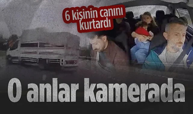 Samsun'da Taksi Şoförü, 6 Kişinin Canını Kurtardı: O Anlar Kameraya Yansıdı