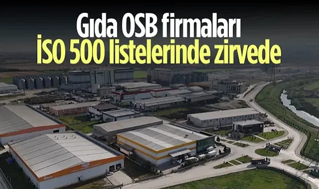 Samsun Valiliği Açıkladı: Gıda OSB Firmaları İSO 500 Listelerinde Zirvede