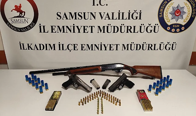 Samsun İlkadım'da Ruhsatsız Silah Operasyonu: Zanlı Yakalandı