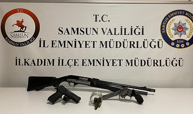 İlkadım'da Silah ve Uyuşturucu Operasyonu: Zanlı Yakalandı