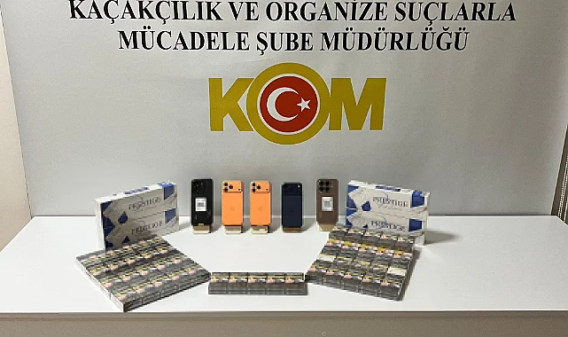 İlkadım'da Kaçakçılık Operasyonu: Cep Telefonu ve Sigara Ele Geçirildi