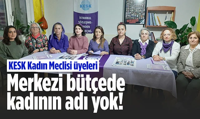 Samsun KESK Kadın Meclisi: Merkezi Bütçede Kadının Adı Yok!