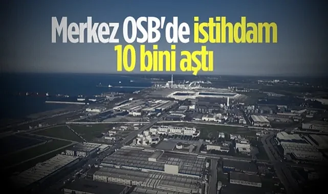 Samsun Merkez OSB'de İstihdam 10 Bini Aştı