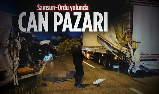 Samsun-Ordu Yolunda Can Pazarı! Minibüs Tıra Arkadan Çarptı: Ölü ve Yaralılar Var...