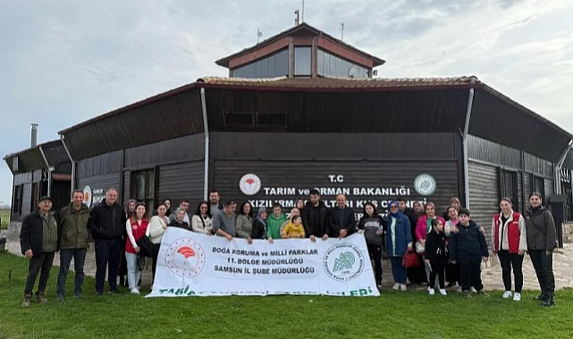 Otizmli Çocuklar ve Aileleri Kızılırmak Deltası Kuş Cenneti'ni Gezdi