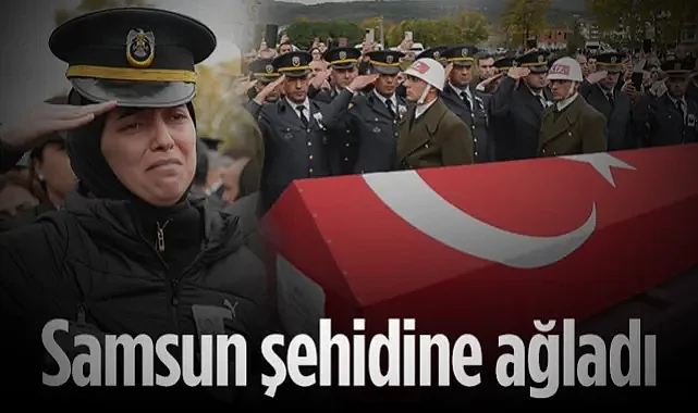 Samsun Şehidine Ağladı! Emre Altıok Toprağa Verildi...