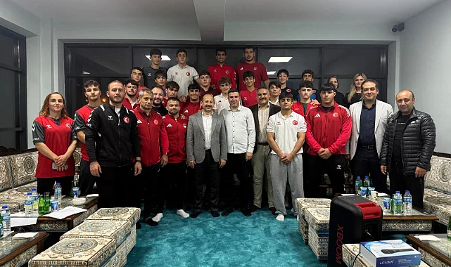 Samsun TOHM'da Milli Sporculara Moral Ziyareti