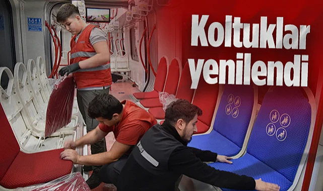 Samsun Tramvay Koltukları Yenileniyor