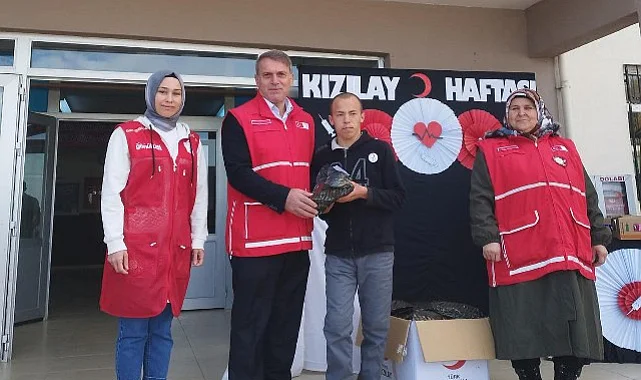 Samsun'da Kızılay Haftası’nda Özel Öğrencilere Moral Ziyareti