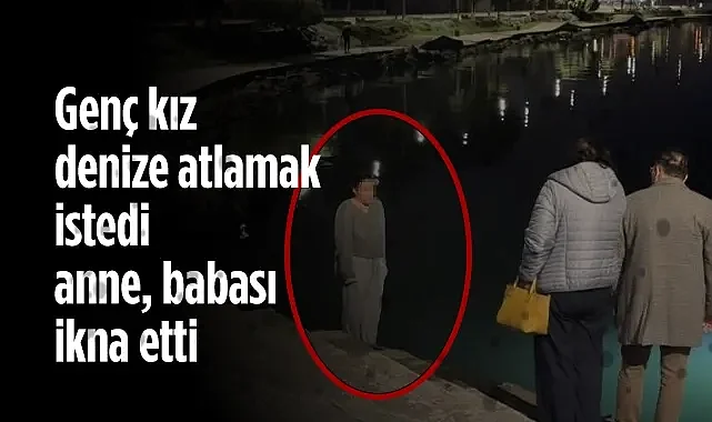 Samsun'da Denize Atlamak İsteyen Genç Kızı Ailesi İkna Etti