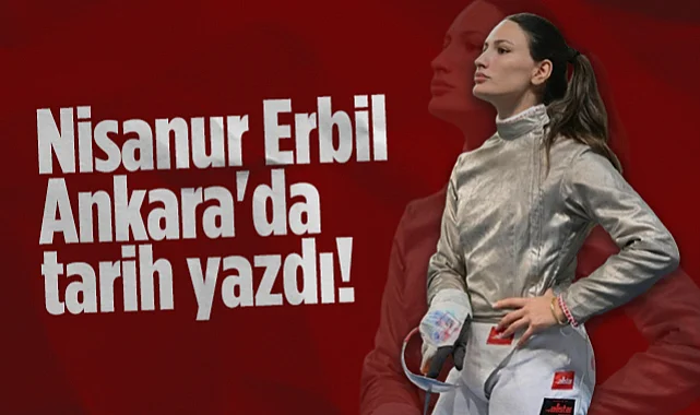 Samsunlu Milli Eskrimci Nisanur Erbil Başarıya Doymuyor!