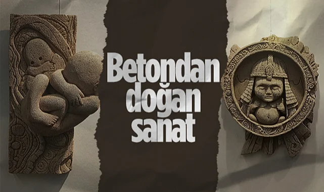 Samsunlu Sanatçı Timur Tekbaş Gazbetonu Sanata Dönüştürüyor