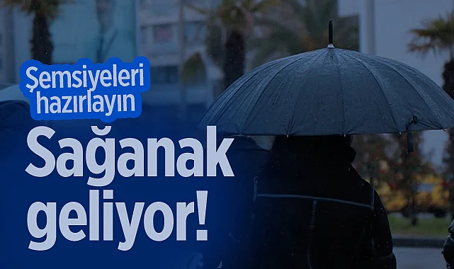 Samsunlular Şemsiyeleri Hazırlayın! Sağanak Geliyor...