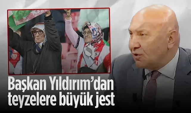 Samsunspor Başkanı Yüksel Yıldırım'dan Fanatik Teyzelere Jest