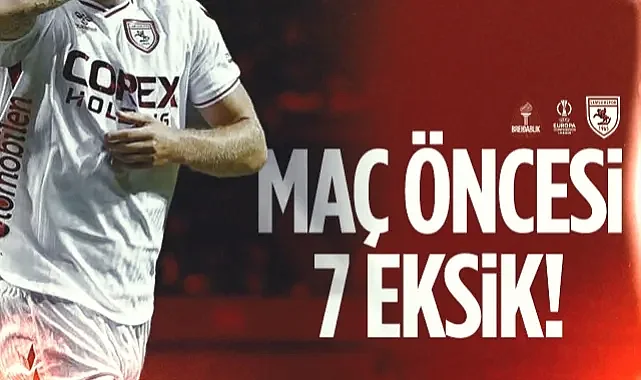 Samsunspor'da Breidablik Maçı Öncesi 7 Eksik: Sakatlar, Cezalılar...
