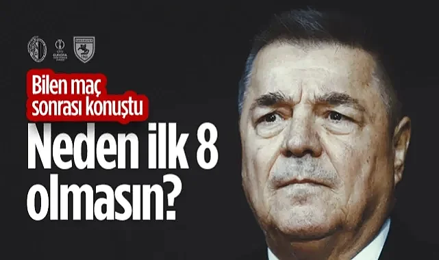 Samsunspor'da Veysel Bilen'den Net Hedef: Neden İlk 8 Olmasın?