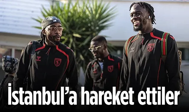 Samsunspor Heyeti Beşiktaş Maçı İçin İstanbul’a Hareket Etti