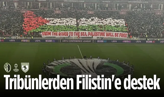 Samsunspor Tribünlerinden Filistin'e Destek Koreografisi