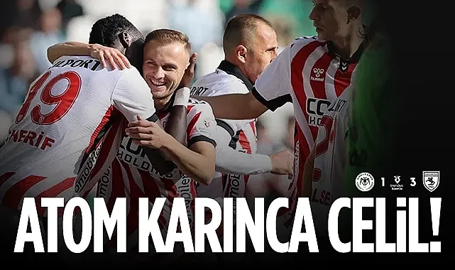 Samsunspor'un Atom Karıncası Celil Yüksel'den Harika Performans
