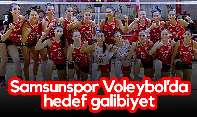 Samsunspor Voleybol'da Hedef Galibiyet!
