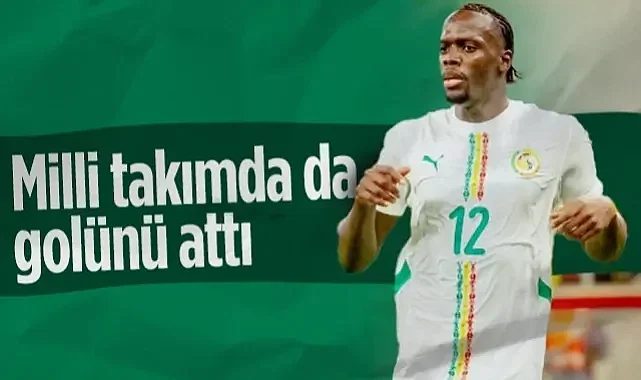 Samsunsporlu Cherif Ndiaye Milli Takım Formasıyla Gol Attı