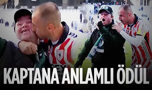 TFF'den Samsunspor Kaptanı Zeki Yavru'ya Anlamlı Ödül