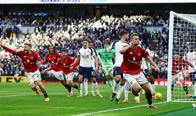 Tottenham ile Manchester United 2-2 Berabere Kaldı