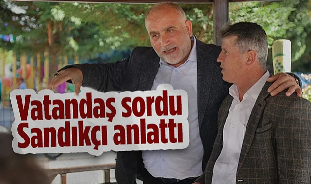 Vatandaş Sordu Canik Belediye Başkanı İbrahim Sandıkçı Anlattı