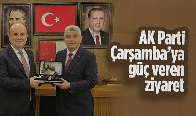 AK Parti Genel Merkezinden Çarşamba'ya Güç Veren Ziyaret