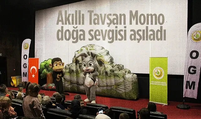Akıllı Tavşan Momo Samsun’da Çocuklara Doğa Sevgisi Aşıladı