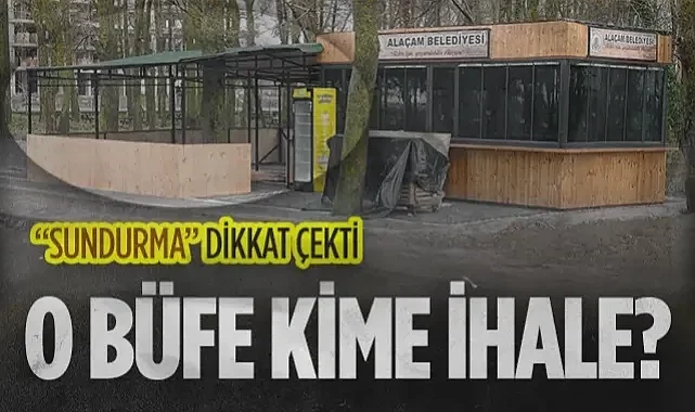 Alaçam 'da O Büfe Kime İhale?