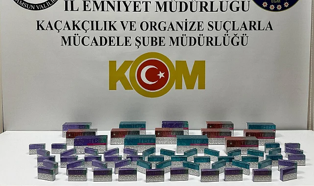 Atakum’da Kaçakçılık Operasyonu: 180 Elektronik Sigara Ele Geçirildi