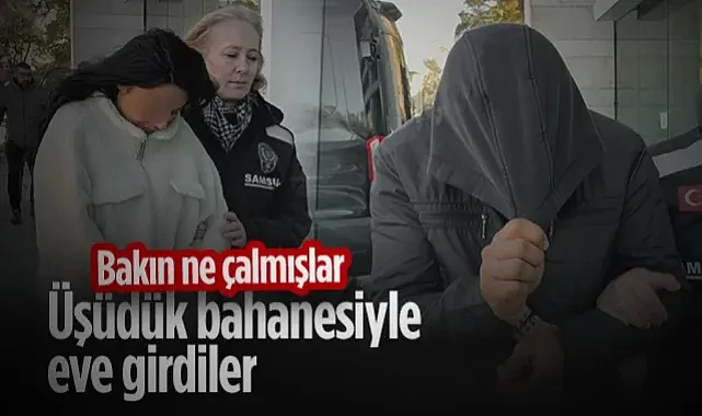 Atakum'da İlginç Olay! Üşüdük Bahanesiyle Eve Girdiler! Bakın Ne Çalmışlar...