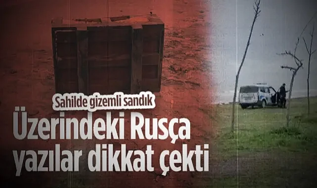 Atakum Sahilinde Gizemli Mesai: Rusça Yazılı Sandık Polisi Alarm Geçirdi